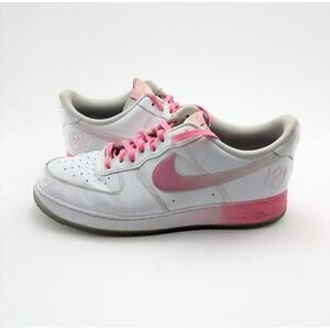 Mens Nike Air Force 1 '07 San Francisco Pack Lotus Flower White Shoes Size 15